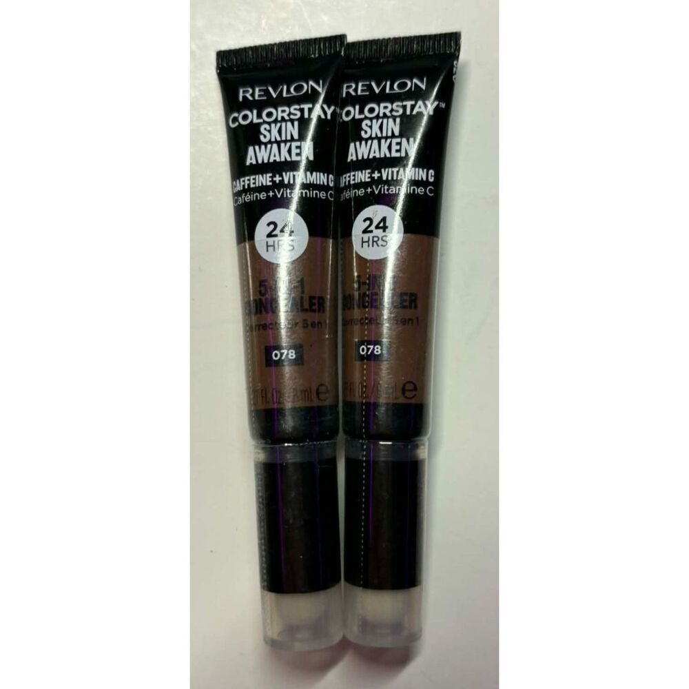Revlon Colorstay Skin Awaken 5 in 1 Concealer 078 Truffle Lot of 2